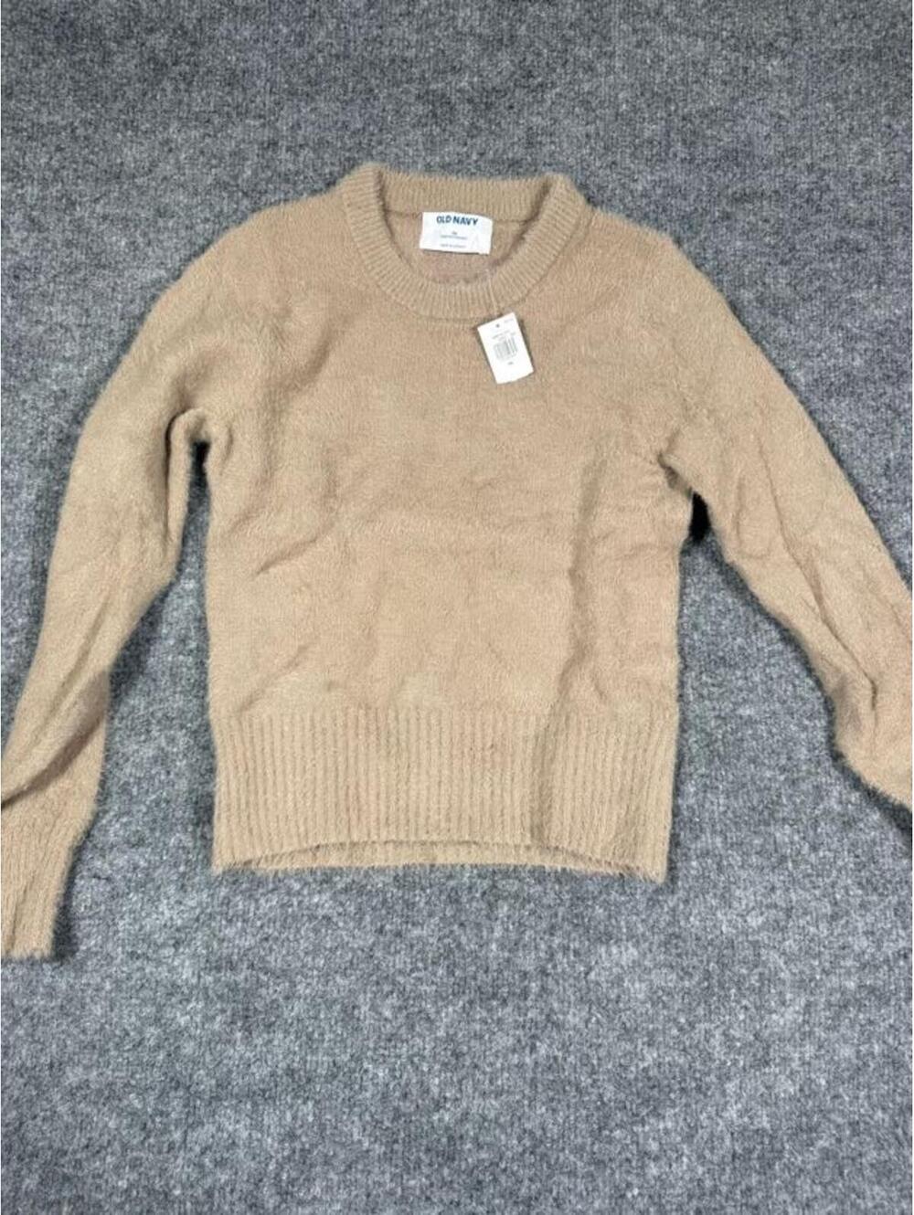 Old Navy XS Beige Sweater Machine Washable